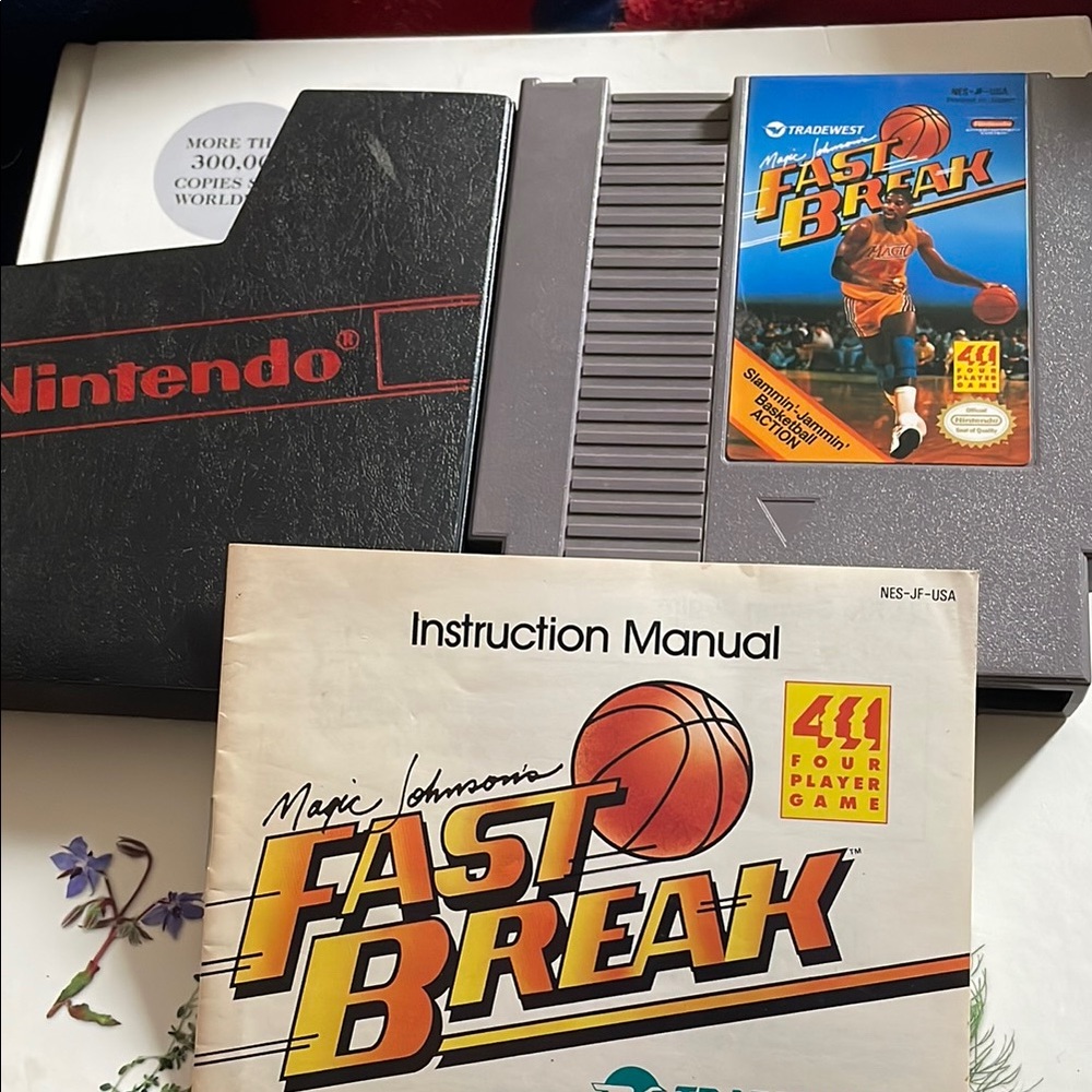 Nintendo Fast Break Video Game Cartridge - Gray